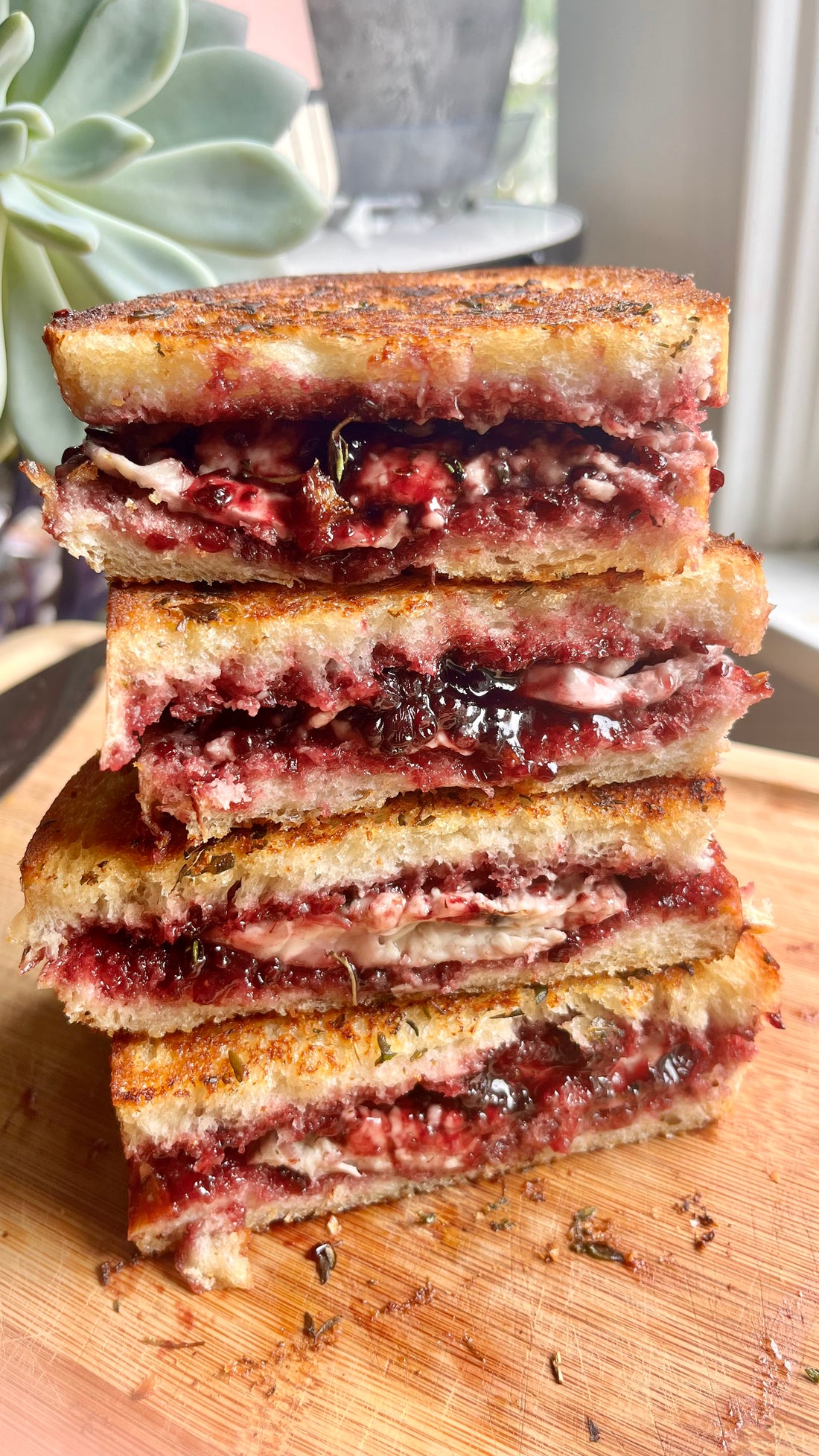 Blackberry Balsamic and Brie Grilled Cheese - Rebel Cheese