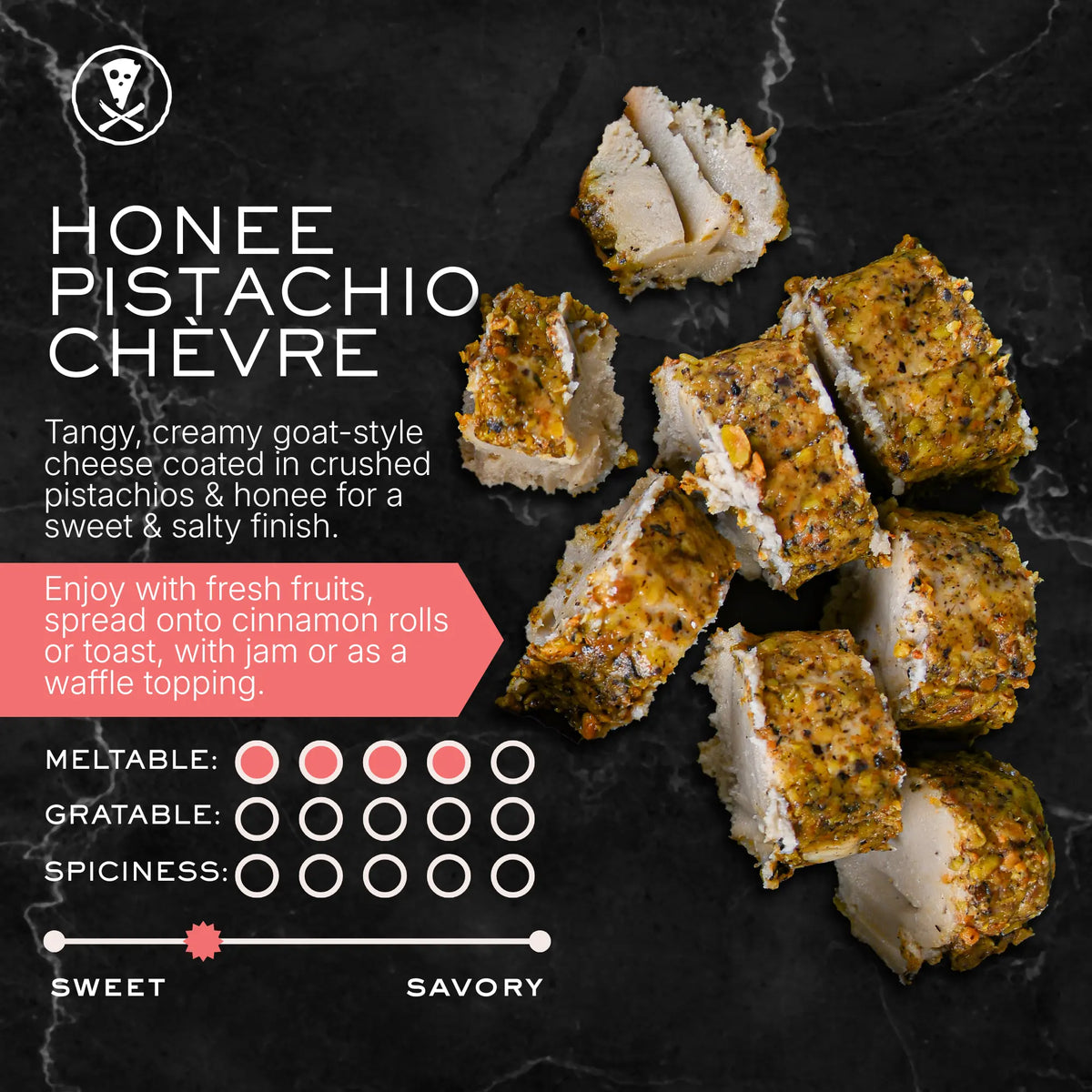 Chevre Wheel Individual Plant-Based Cheeses | Dairy-Free Artisan Wheels and Wedges ...