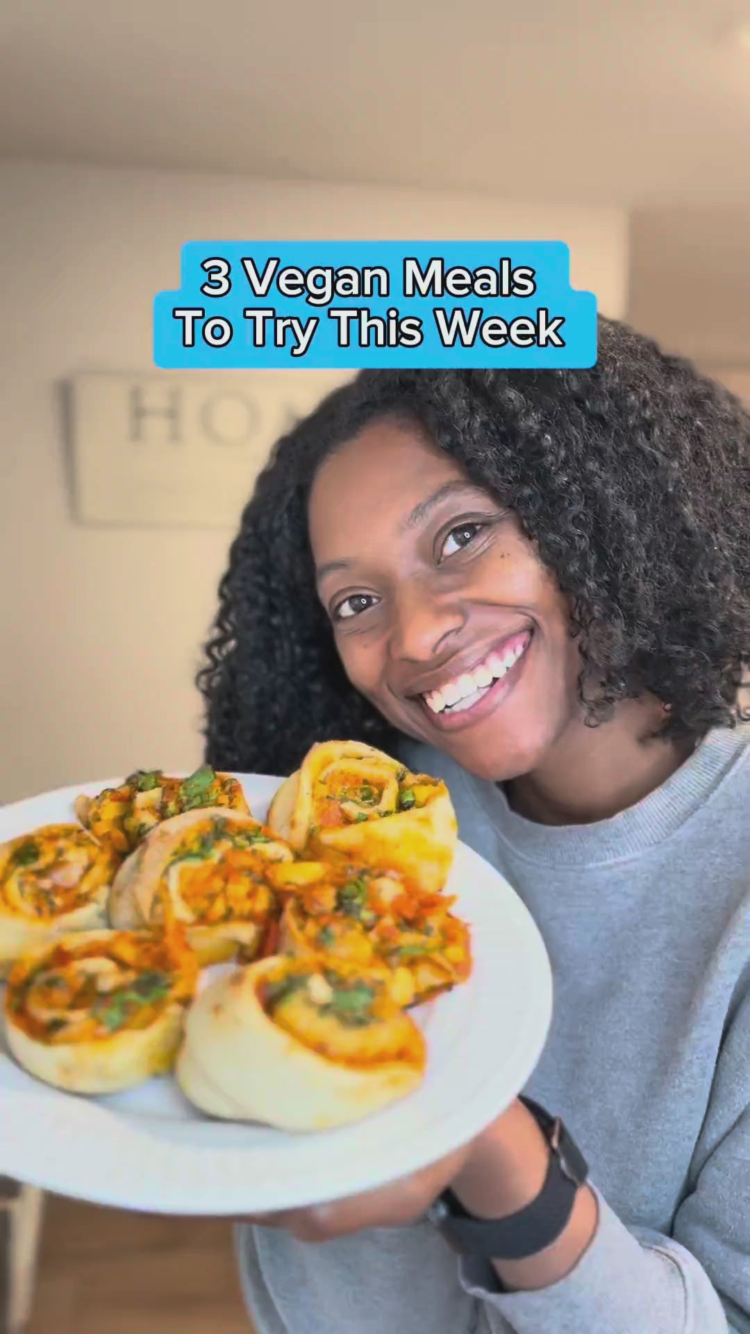 three easy to make vegan meals