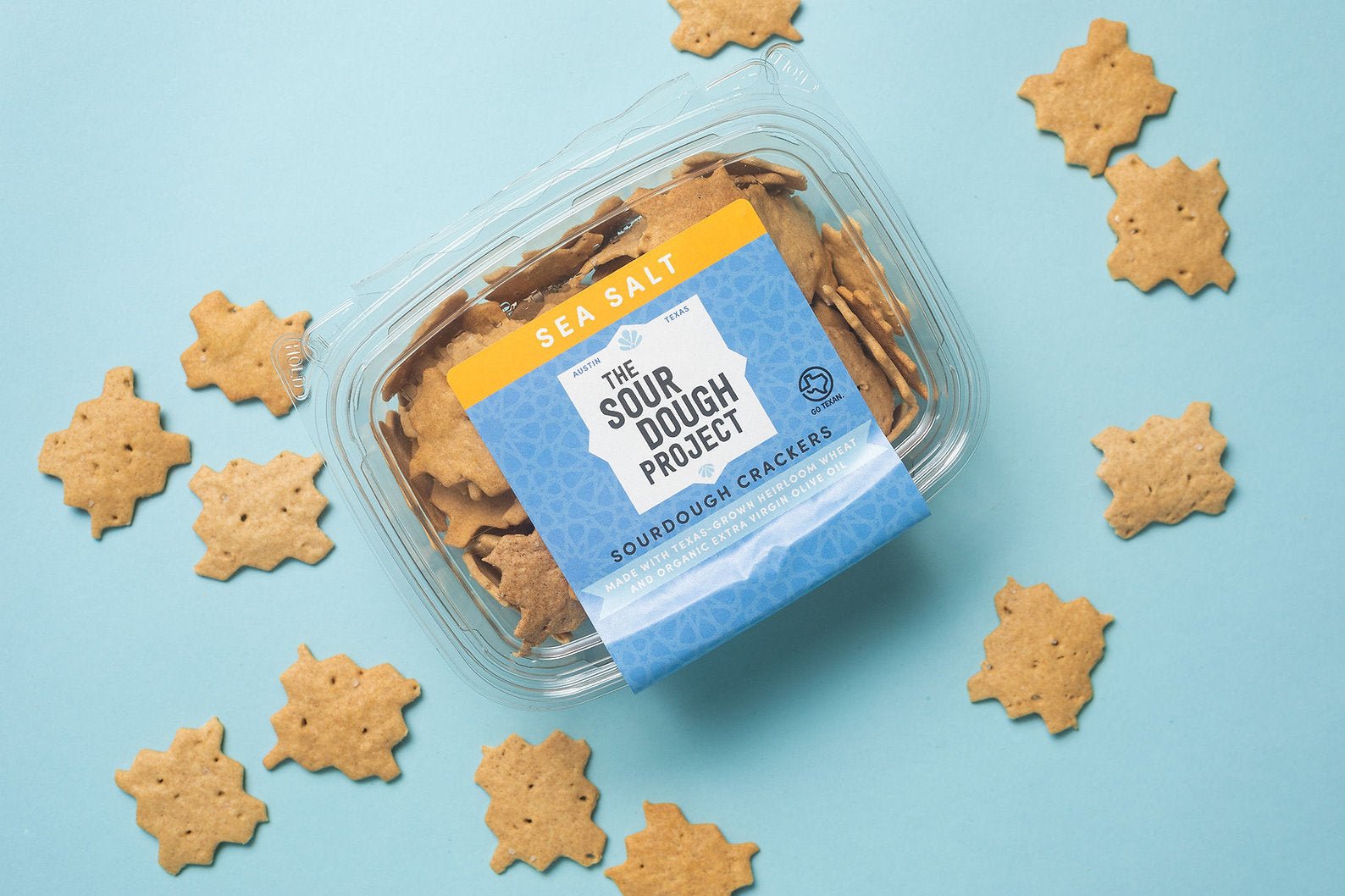 Sea Salt Sourdough Crackers - Rebel Cheese