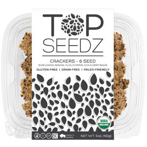 Top Seedz 6 - Seed Gluten - Free Crackers - Rebel Cheese