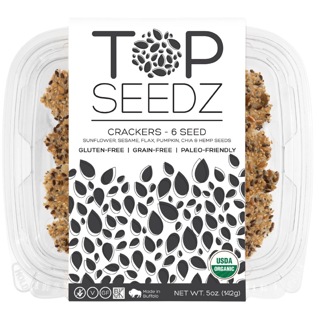 Top Seedz 6 - Seed Gluten - Free Crackers - Rebel Cheese