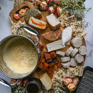 Valentine's Day Fondue Deluxe Box - Rebel Cheese