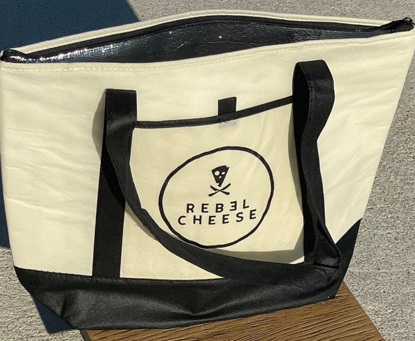 Rebel Cheese Insulated White Bag - Rebel Cheese